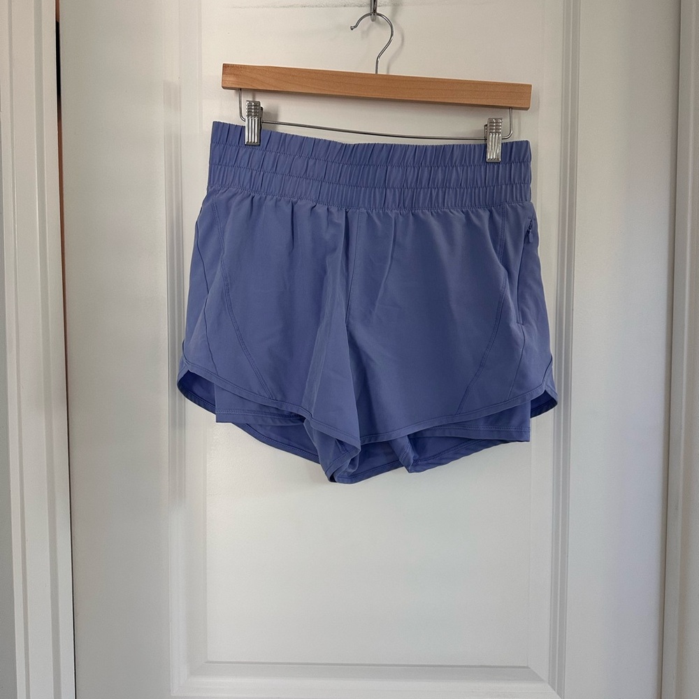 Avia Periwinkle Women’s Athletic Shorts with Elastic Waist